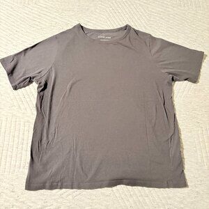 Everlane The Air Tee - Oversized 100% Cotton T-shirt - Gray